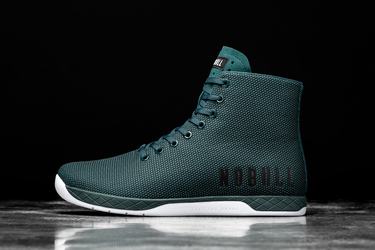 Nobull High-Top Women's Trainers Deep Turquoise | Australia (GM2314)